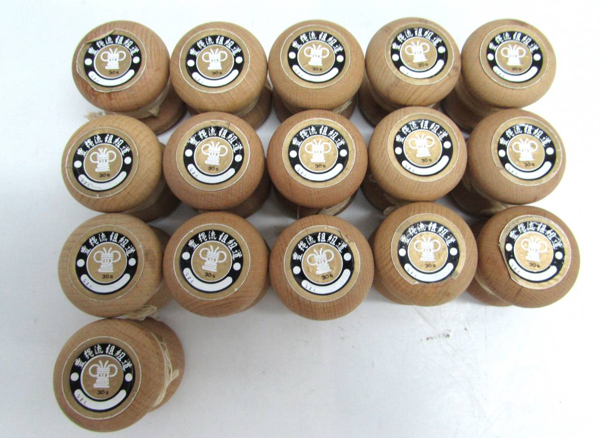 豊縄流組紐道 組紐道具セット 組紐台 丸台 重り玉 30匁（120g) 16個 鉛 
