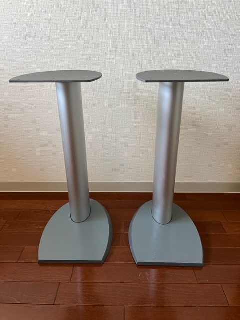 B&W FS-805 スピーカースタンド(シルバー）2台セット ☆スピーカー用