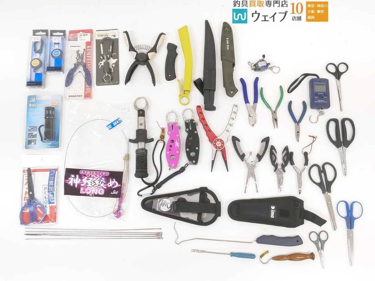 シマノ カラビナリール PI-031N・フックリール PI-041N・CT-911R スライドナイフ 等 計30点以上セット