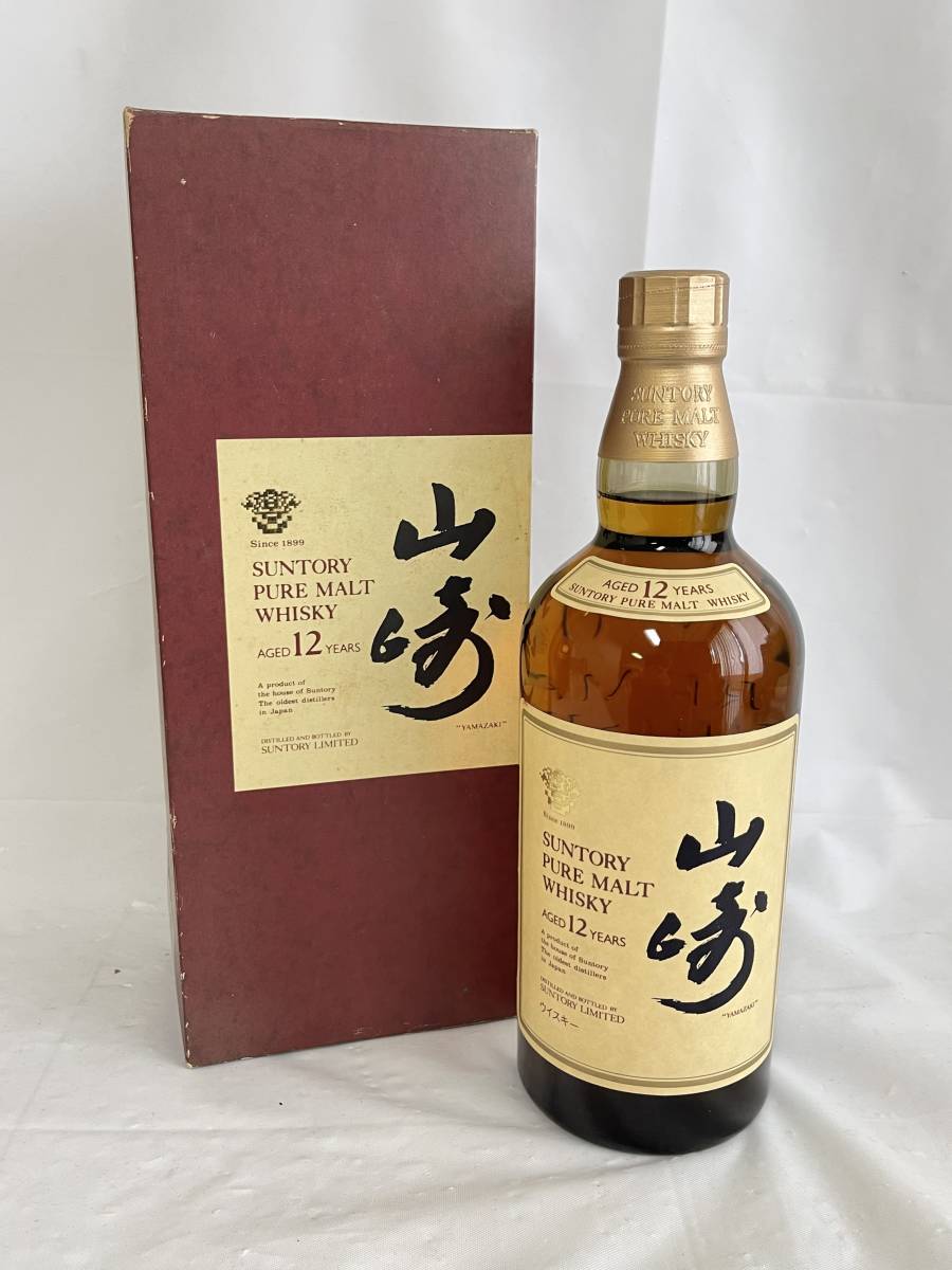 定番人気，格安 KY0508-42I 山崎 12年 SUNTORY PURE MALT WHISKY 750ml 43％ サントリーピュアモルトウイスキー 古酒(日本)｜売買されたオークション情報、yahooの商品情報をアーカイブ公開 - オークファン 日本