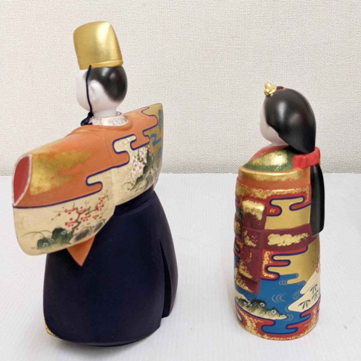 大庭春義作！おしどり雛！博多人形！