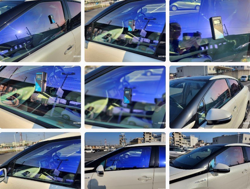 カプチーノ　ＥＡ１１Ｒ系 H3/11～フロント両サイドAR88(GR) グロウローズ車種、型式別カット済みカーフィルム