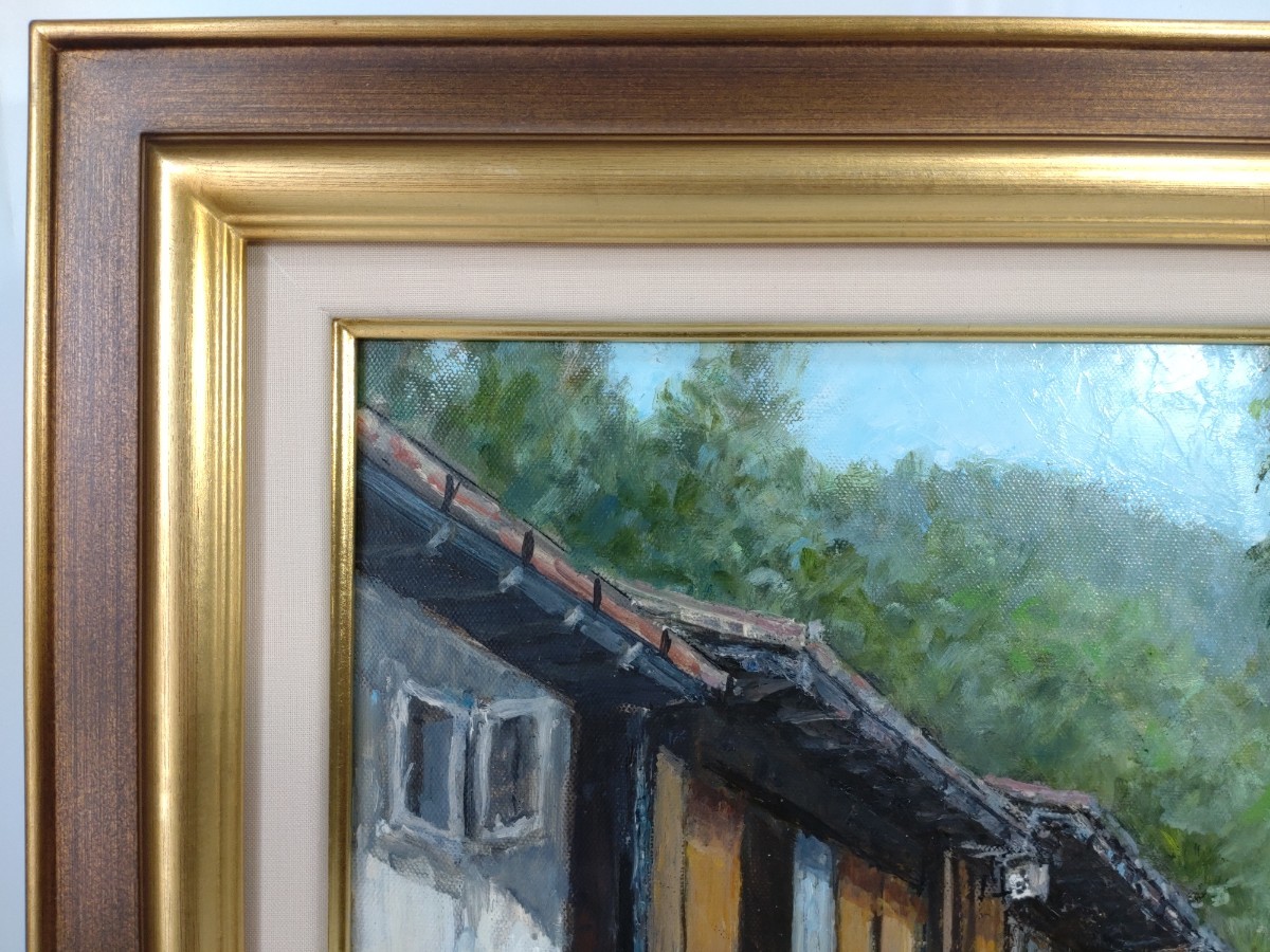 16 真作 油彩画/自由美術協会 一枚の絵取扱 鈴木福男 木曽 妻龍 16 真作 油彩画/自由美術協会 一枚の絵取扱 鈴木福男 木曽 妻龍