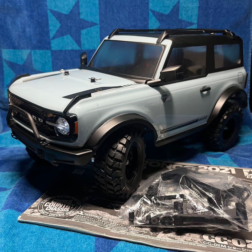 □□□タミヤ フォード ブロンコ 2021 CC-02 シャーシのみ CC01/CR01  