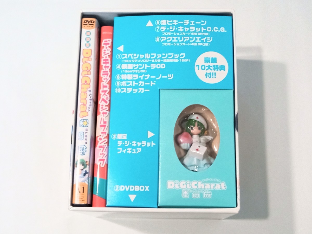 デ・ジ・キャラット デジキャラット　星の旅　初回限定版　ナース　フィギュア 劇場版 デ・ジ・キャラット Di Gi Charat 星の旅 (初回限定版) CD DVD