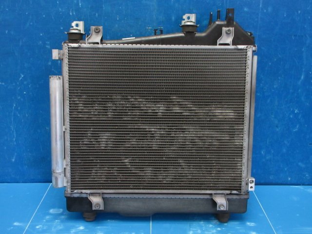 SZ71●DA17Wエブリィワゴン●ラジエター＋コンデンサー＋電動ファン●送料C