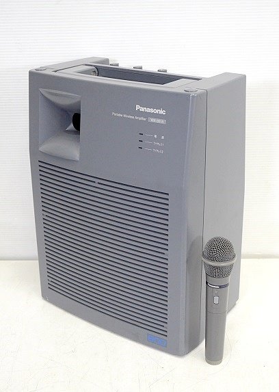 Panasonic/パナソニック ワイヤレスアンプ マイクセット□WX-281A 中古