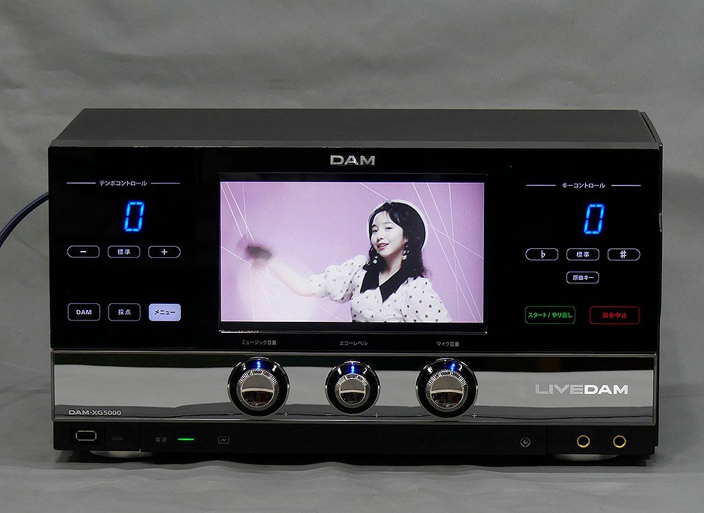 第一興商 LIVE DAM DAM-XG5000 本体カラー：ブラック 中古カラオケ