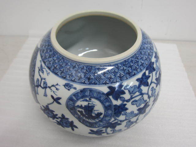 美品】古余呂技窯 川瀬竹春 順一 祥瑞密柑水指 共箱 共布 茶道具