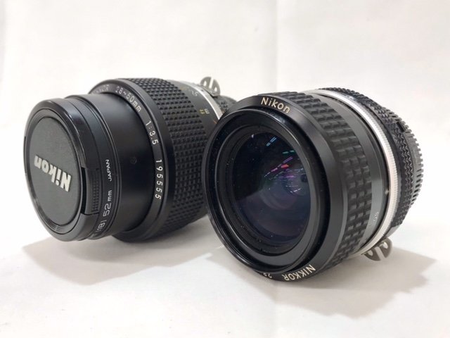カメラ、光学機器 ジャンク NIKKOR 28mm 1:2.8 カメラレンズ