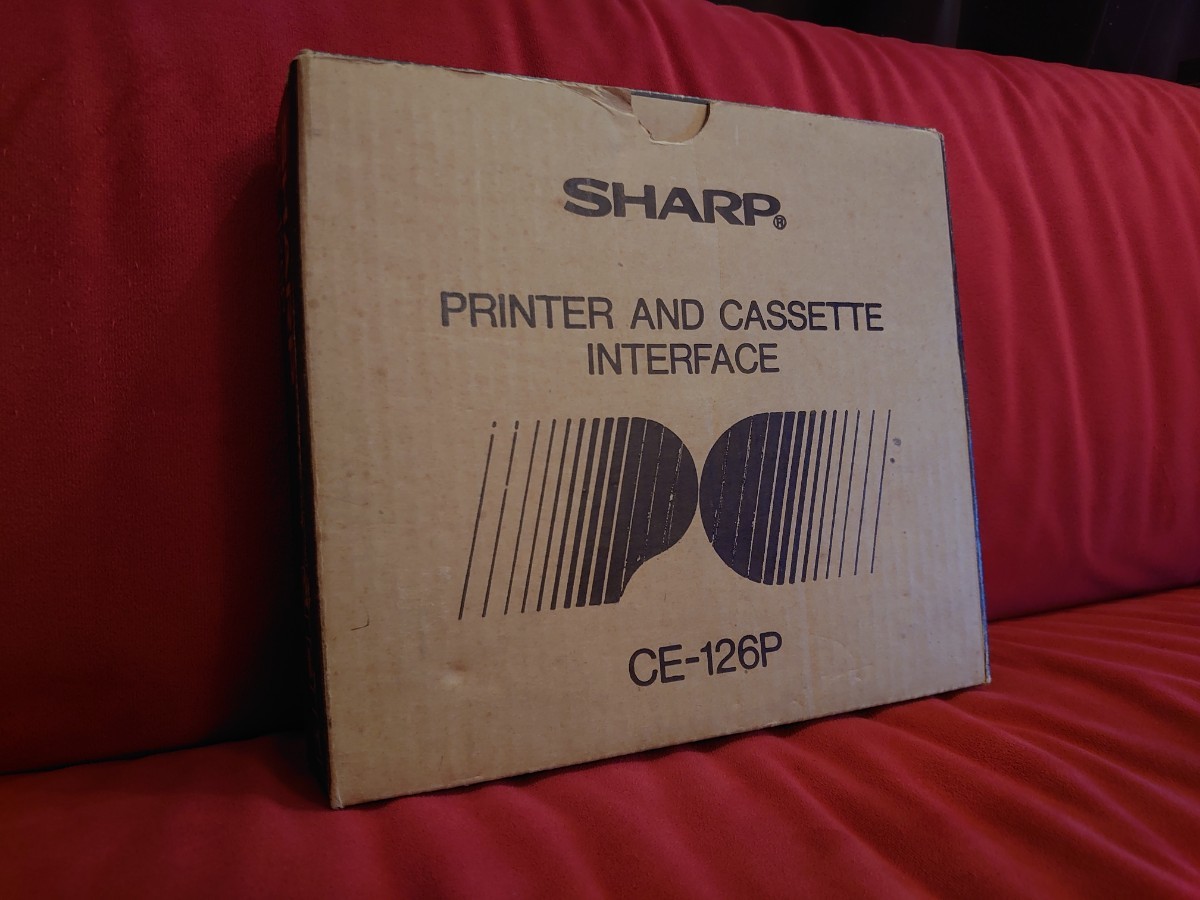 CE-126P Sharp Printer Cassette Interface Casio PRINTER & &amp