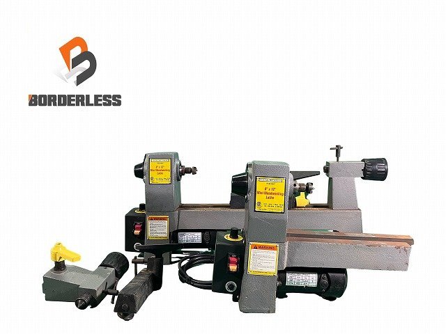 【送料無料☆彡ジャンク出品】 CENTRAL MACHINERY 100V 木工用 旋盤 60Hz 250W おまけつき 木工加工 77517