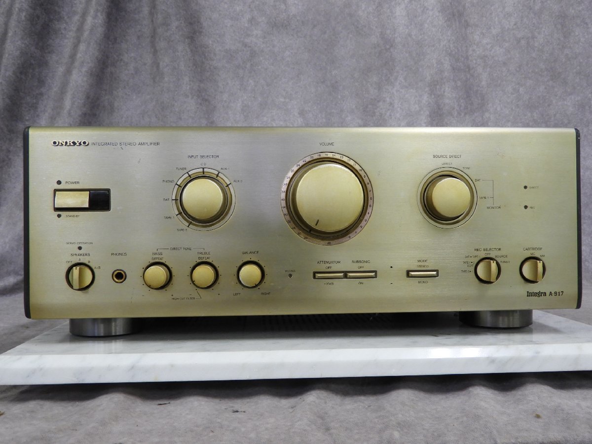 Onkyo オンキョー Integra A-917 プリメインアンプ ジャンク扱い
