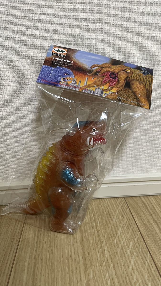 新品未開封 ヤモマーク 透明 ネロンガ クリア成型 ソフビ sofvi