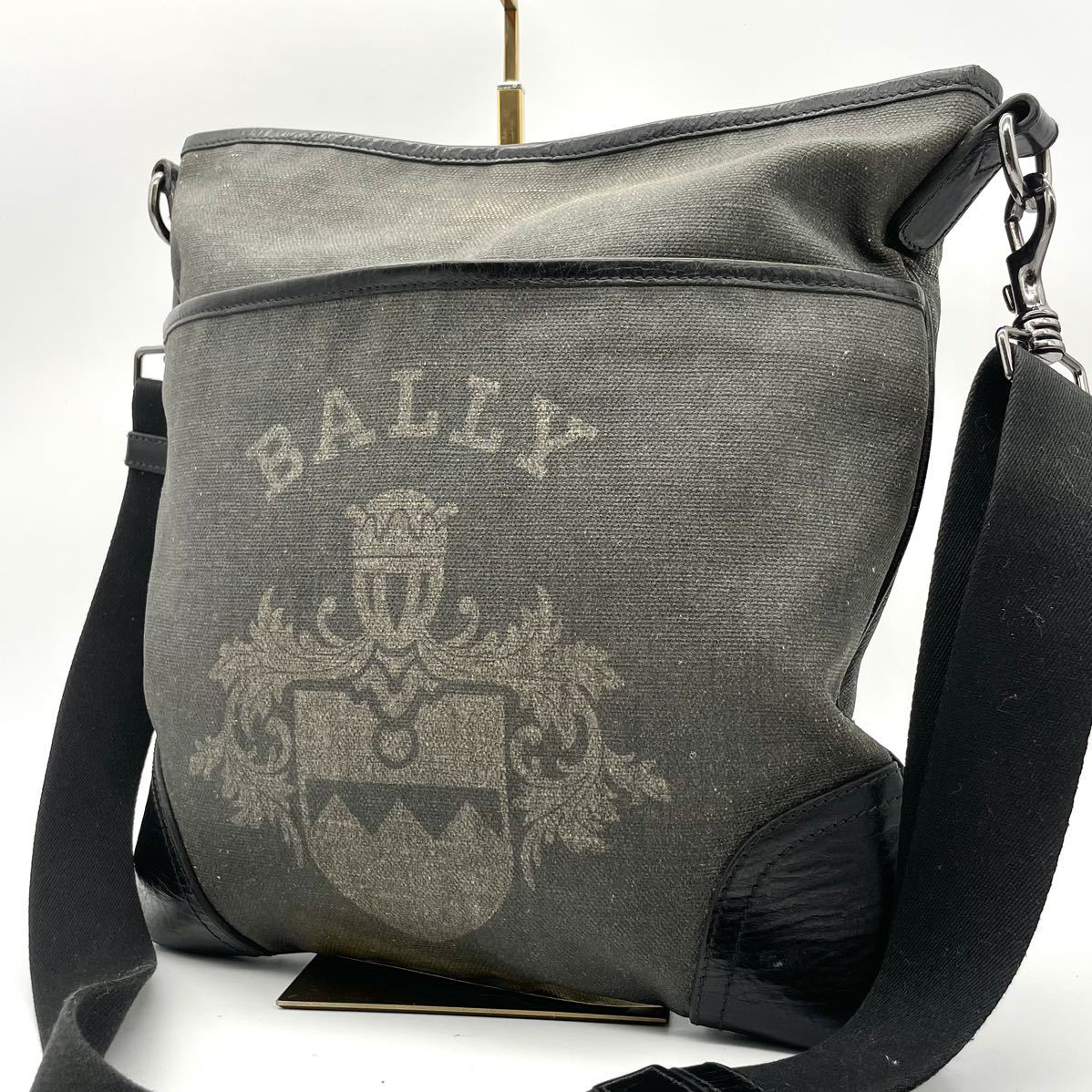入手困難 1円〜 バリー BALLY ショルダーバッグ メンズ サコッシュ