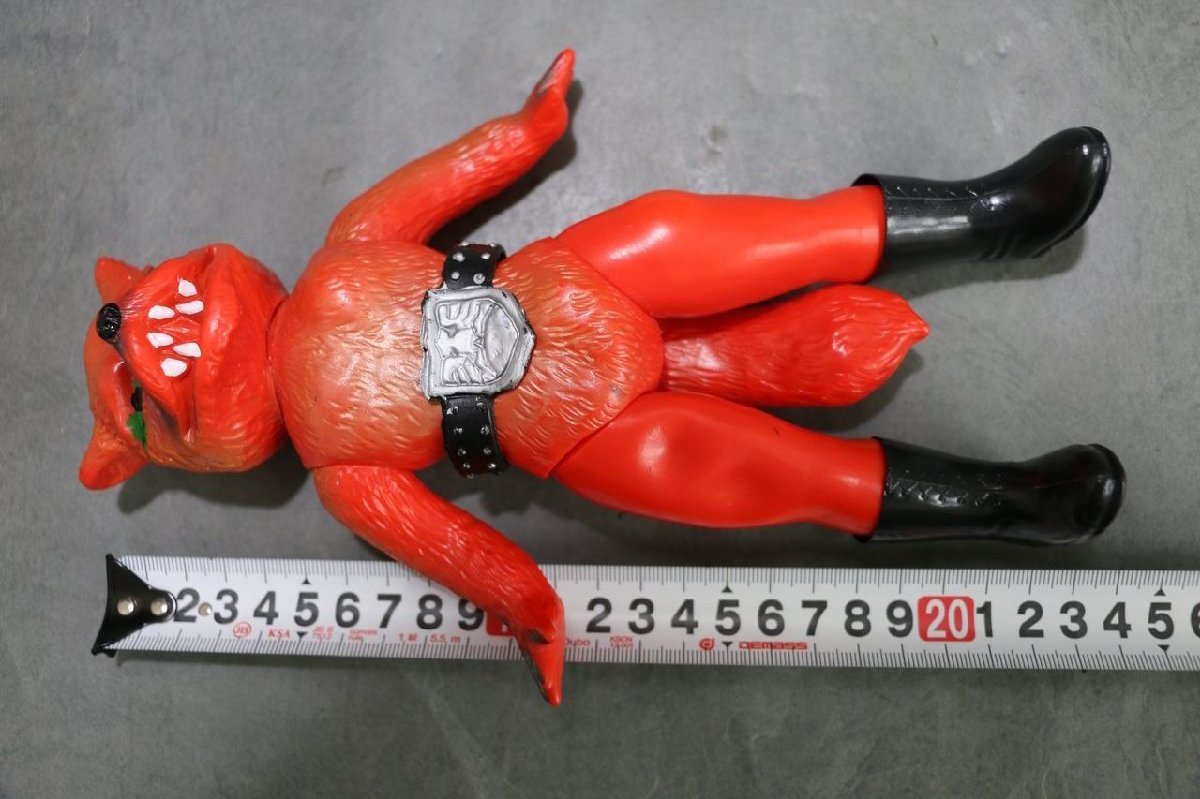 1円スタート 【ソフビ】旧バンダイ 当時物 仮面ライダー 怪人