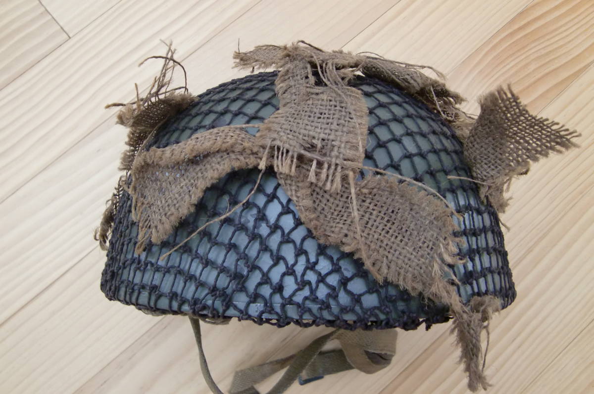 お*く様 イギリス軍 WW2空挺ヘルメット1943年製実物 イギリス軍 WWⅡ