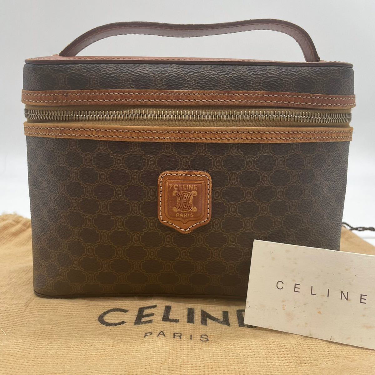 ◇極美品◇CELINE セリーヌ ハンドバッグ バニティバッグ 化粧ポーチ 