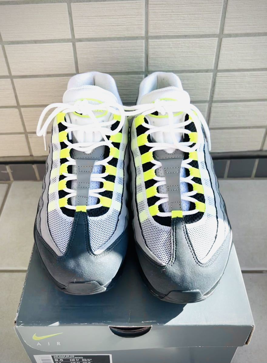 NIKE エアマックス95 イエローグラデ NEON 2020年復刻 US9.5 27.0cm 0 OG