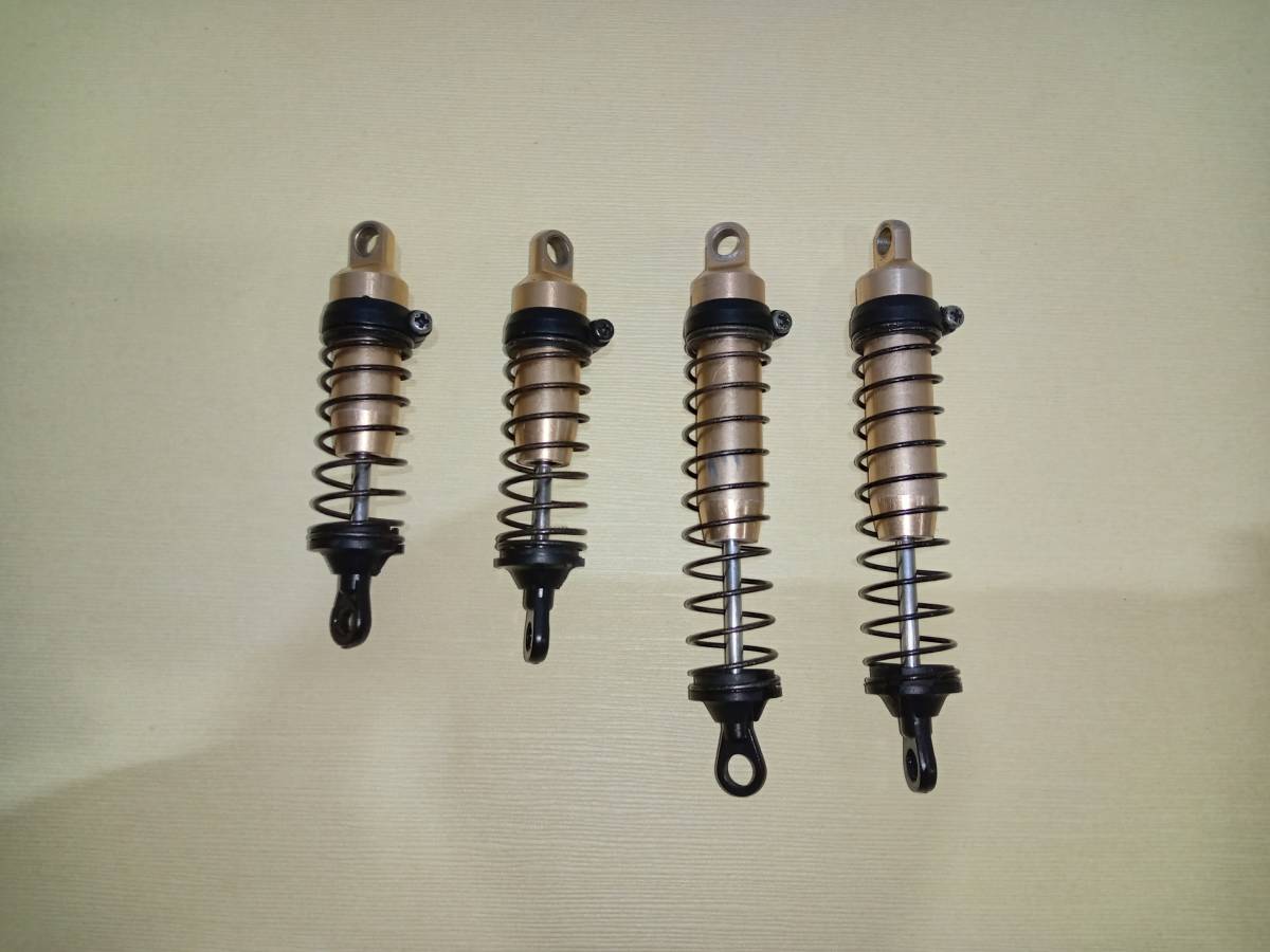 京商　旧車　当時物（中古品）プレッシャーダンパー　4本入り　オプティマ、ジャベリン