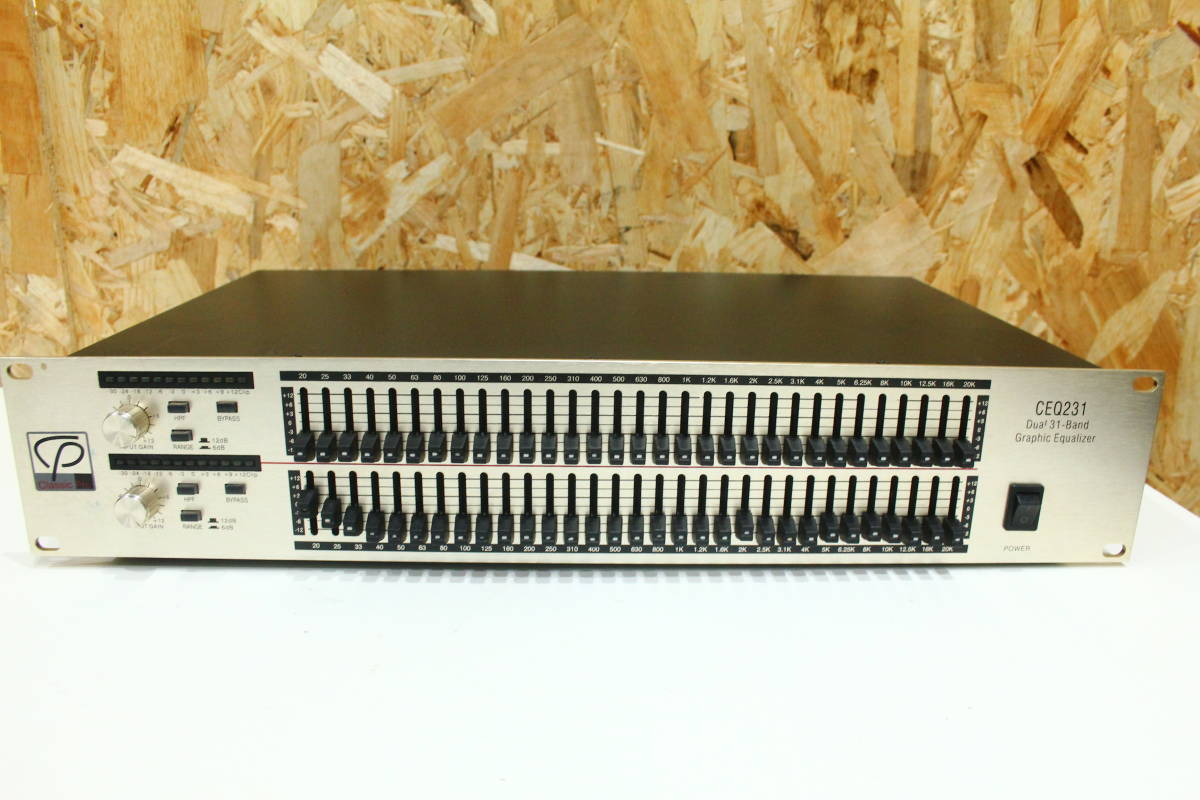 Pro Classic KG08105 CEQ231 Dual 31-Band Graphic Equalizer 