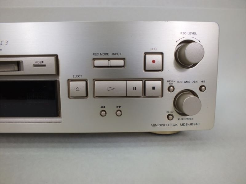 ♪ SONY ソニー MDS-JB940 MDデッキ 中古 現状品 230911Y7550