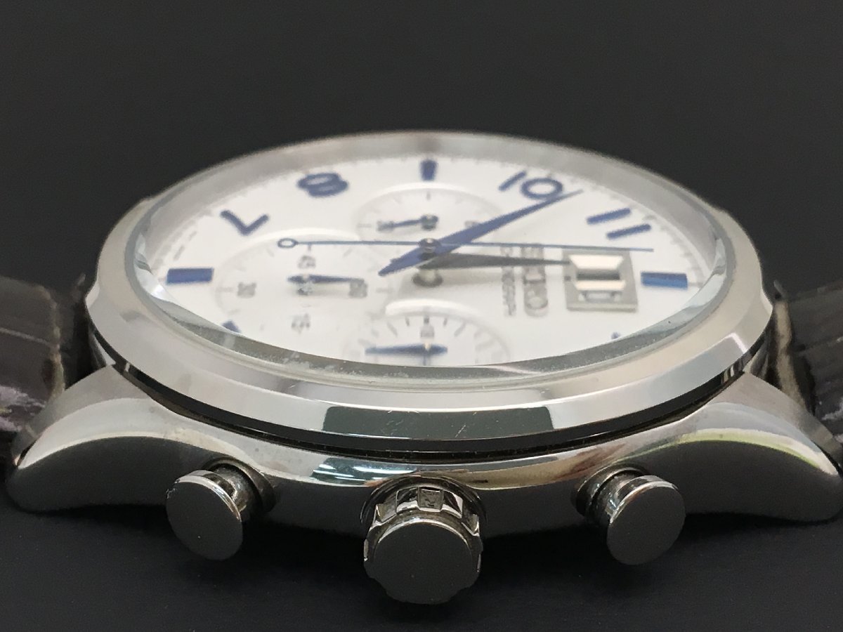 SEIKO 7T04-0AE0 クォーツ クロノグラフ 腕時計 メンズ 稼働品 中古 
