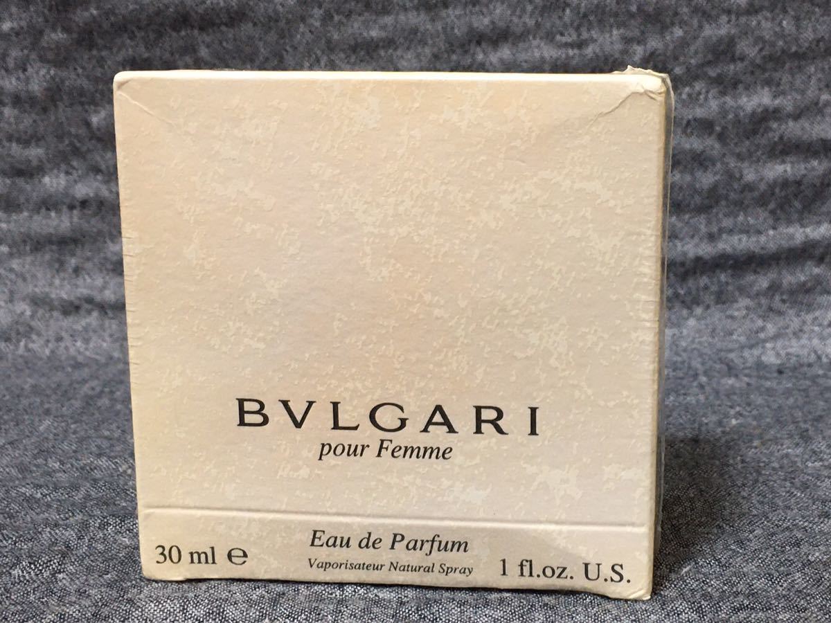 G3I056◆新古品◆ ブルガリ BVLGARI プールファム Pour Femme オードパルファム EDP 香水 30mL