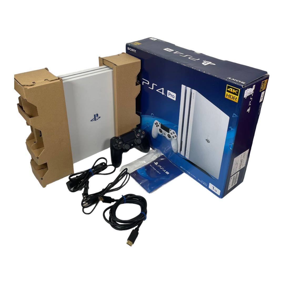 超激得，100%新品 SONY PlayStation 4 Pro グレイシャー ホワイト 1TB CUH-7100BB02 PS4 Pro プレイステーション4 プロ 本体(PS4本体)｜売買されたオークション情報、yahooの商品情報をアーカイブ公開 - オークファン PS4本体