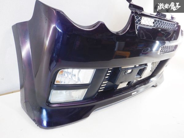 ムーヴ L152S SPORZA スポルザ フロントバンパー パープル 引取り可