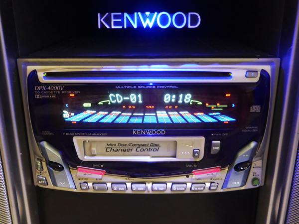 KENWOOD DPX-4000V ☆スペアナ・グライコ・レトロ！☆デッキ