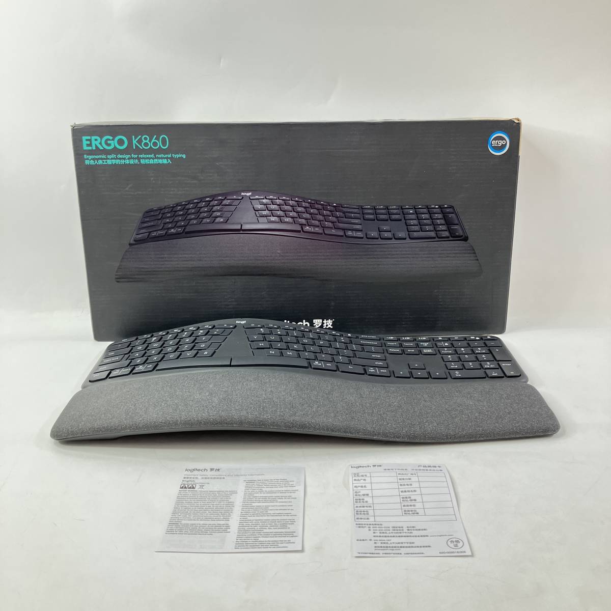 ◆◇Logitech Ergo K860 Wireless Ergonomic Keyboard with Wrist Rest-US配列◇◆
