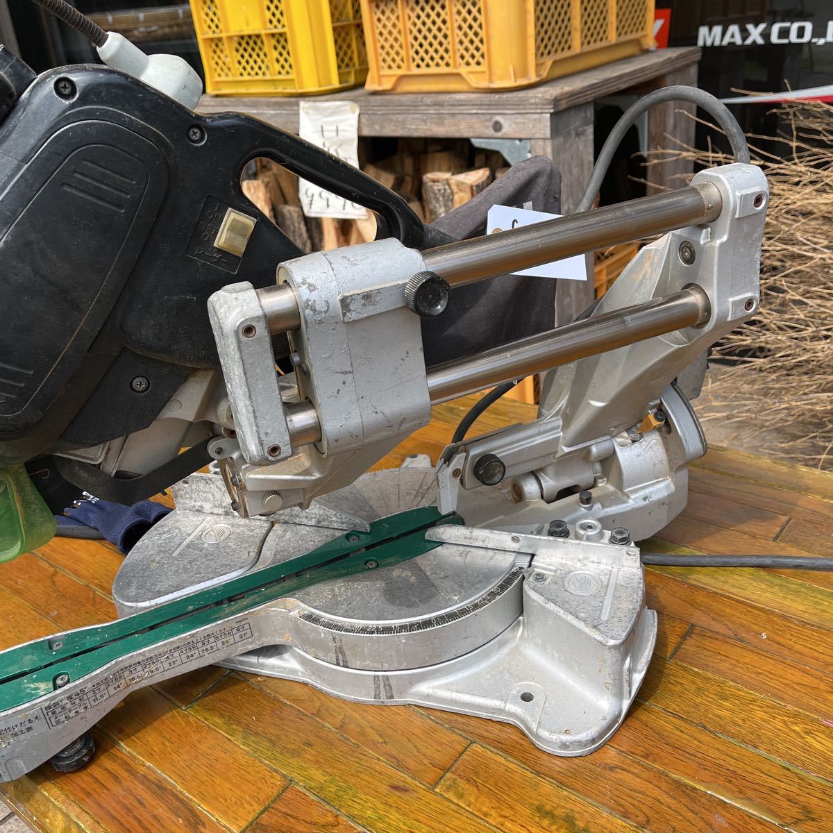 日立工機 C 7RSH 卓上スライド丸ノコ 中古品HITACHI 卓上スライド丸の 