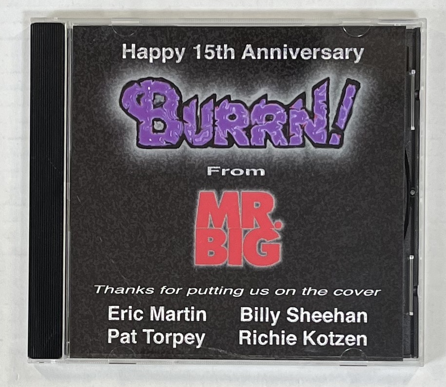 M4882◆MR. BIG◆BURRN!: HAPPY 15TH ANNIVERSARY(1CD)レア盤