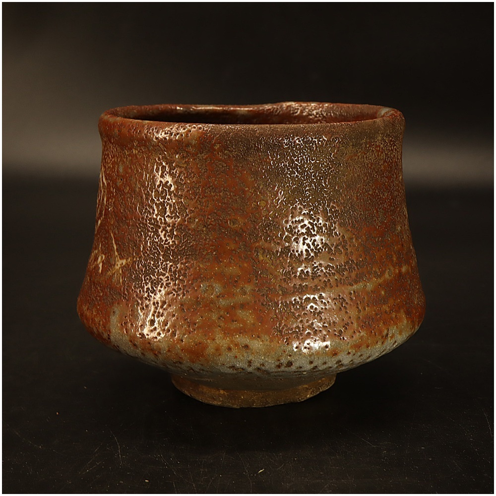 時代◇鼠志野◇茶碗◇ 骨董 美術品 茶道具 棗 茶杓 茶碗 釜 茶入