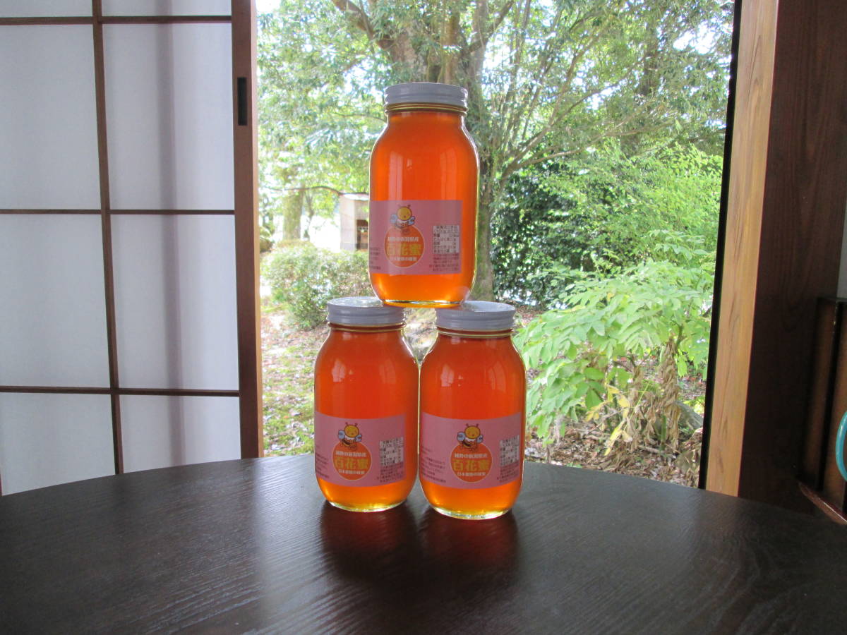 本物保証，新品 日本蜜蜂の蜂蜜３本合計3.6㎏(はちみつ)｜売買されたオークション情報、yahooの商品情報をアーカイブ公開 - オークファン はちみつ