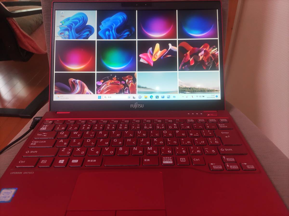 UH75⁄C3 LIFEBOOK 富士通 4GB Core-i5 8265Uプロセッサー FMVU75C3W i5 