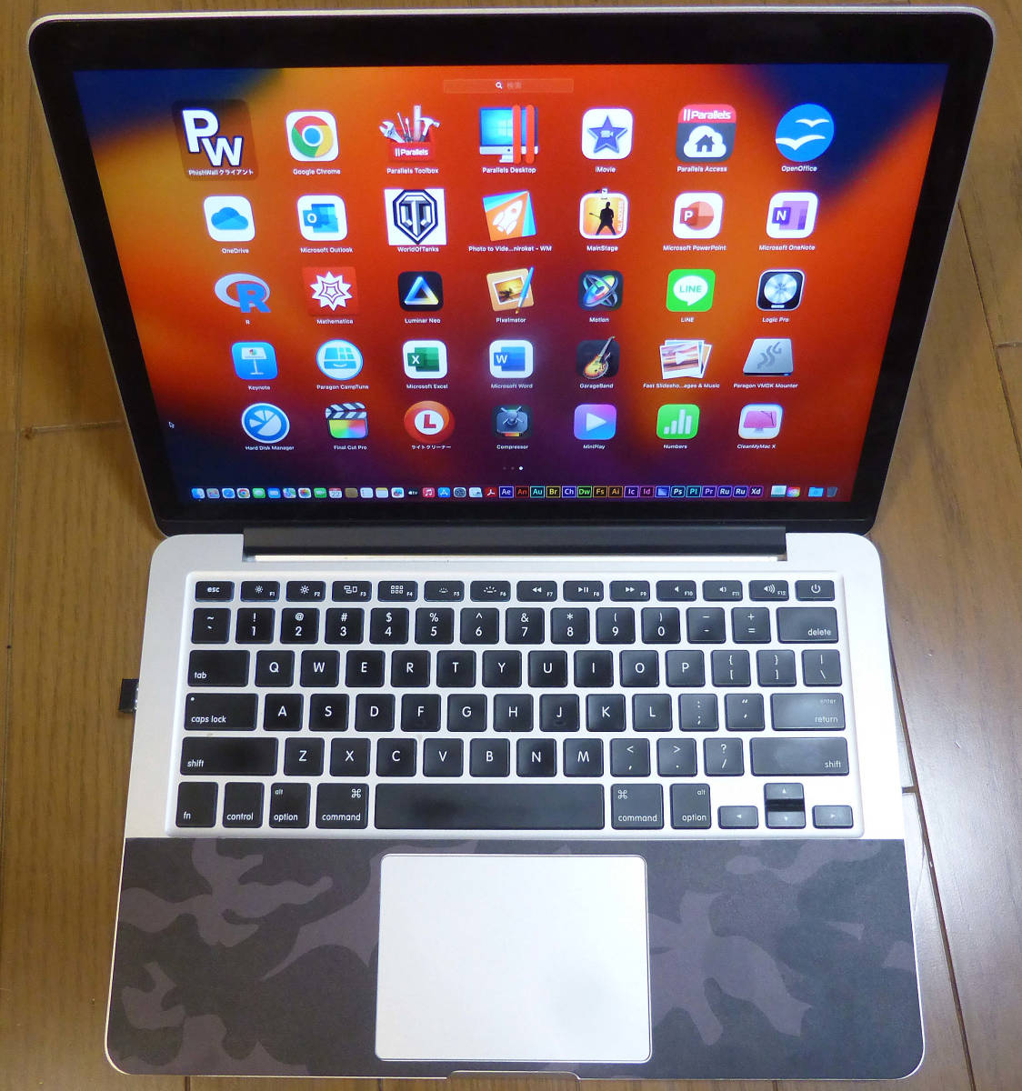 Mac Book Pro i7(TB4.0G) MID2017 Four Thunderbolt 美品 新品Battery