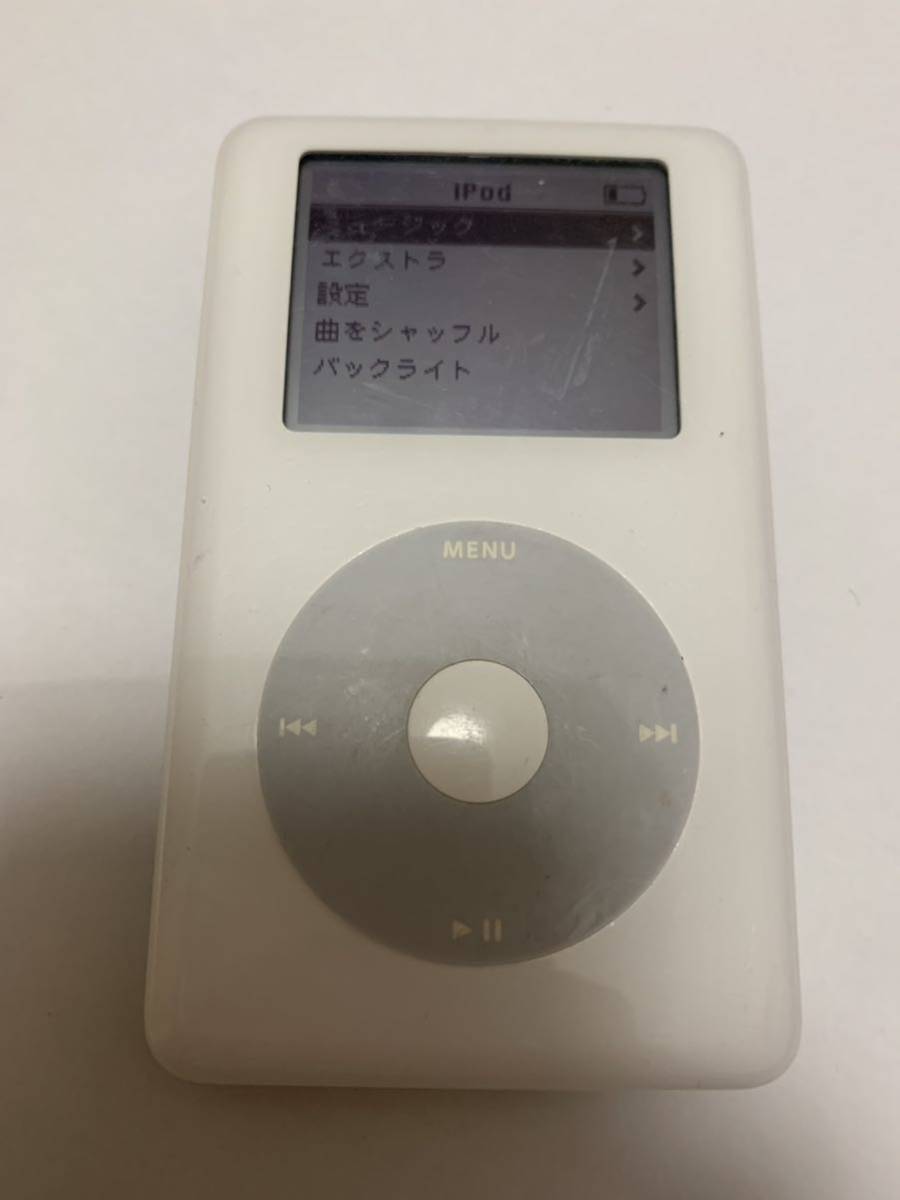 Apple 第4世代 iPod classic A1059 M9282J 動作品 20GB ホワイト