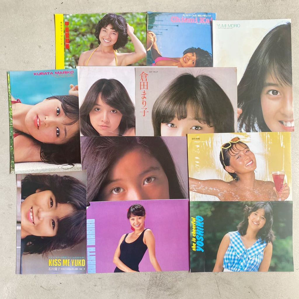 3168】 ピンナップ ポスター 宮崎美子 倉田まり子 甲斐智枝美 斉藤慶子