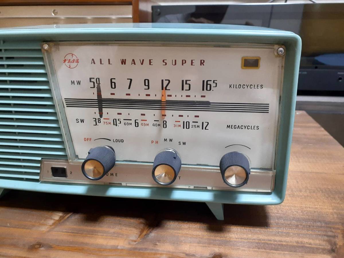 National ナショナル 真空管ラジオ AX-420 昭和レトロ アンティーク