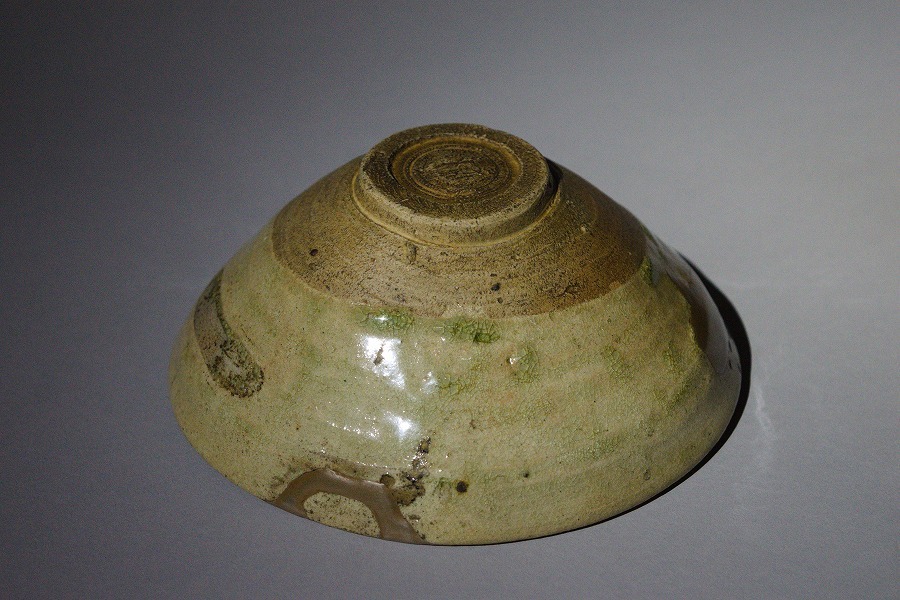 染付七寸皿 古伊万里 共箱 木箱 山水 唐草 船 松 風景