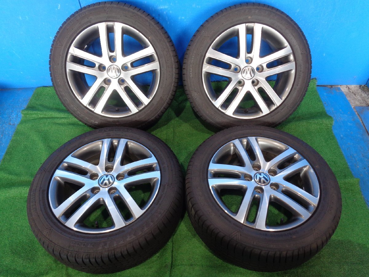 フォルクスワーゲン VW ゴルフ 純正16インチホイール 16X6.5J+50 5H
