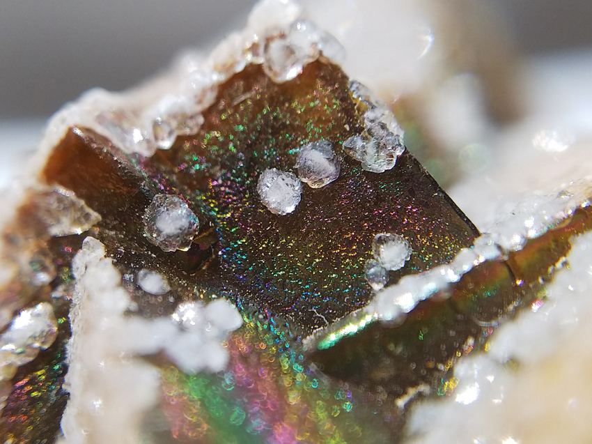 パキスタンバロチスタン州ハーラン産 イリデッセンスフローライト6 パキスタンバロチスタン州ハーラン産 イリデッセンスフローライト6