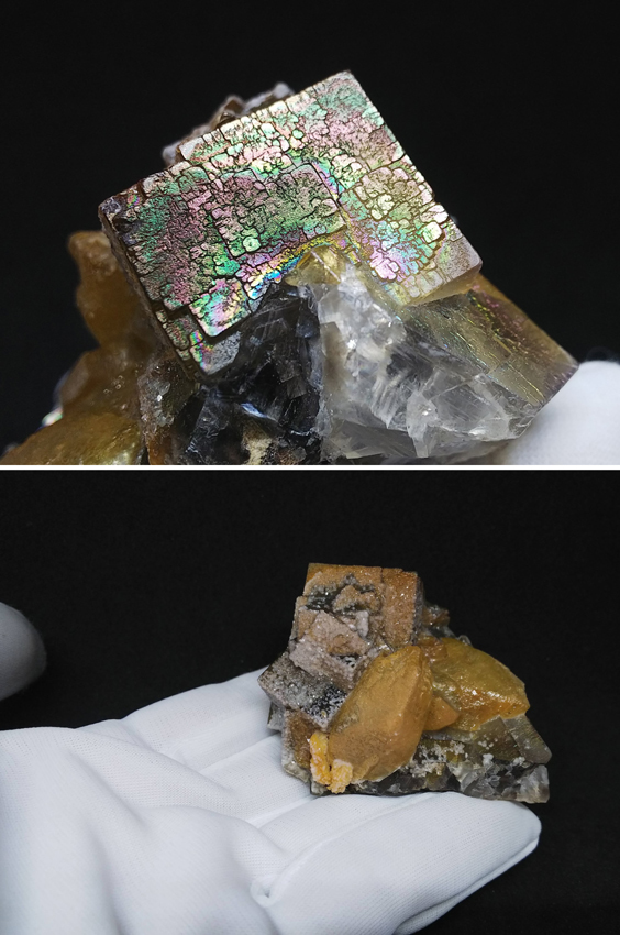 パキスタンバロチスタン州ハーラン産 イリデッセンスフローライト6