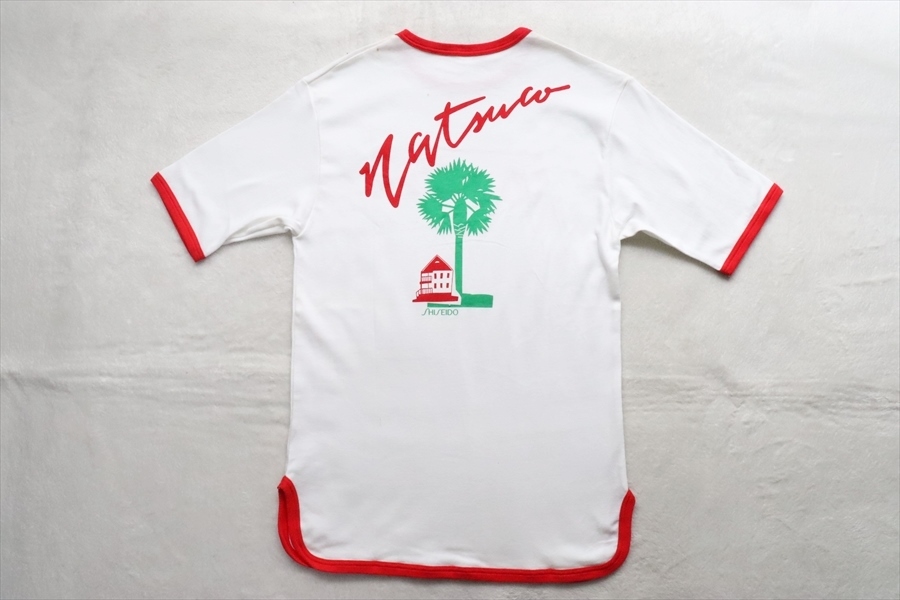 昭和レトロ 資生堂 ナツコの夏 プロモーション Tシャツ 小野みゆき