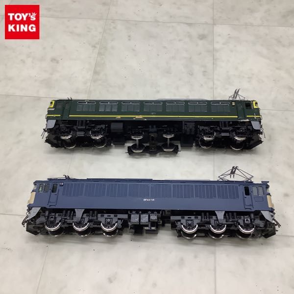 1円〜 ジャンク 箱無 メーカー不明 HOゲージ EF62 54 EF81113