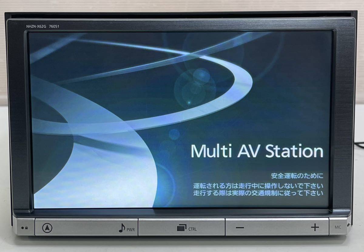 トヨタ 純正 8インチ ナビ NHZN-X62G HDDナビ 地デジフルセグTV/CD/DVD