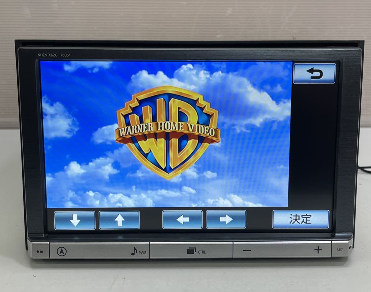 トヨタ 純正 8インチ ナビ NHZN-X62G HDDナビ 地デジフルセグTV/CD/DVD