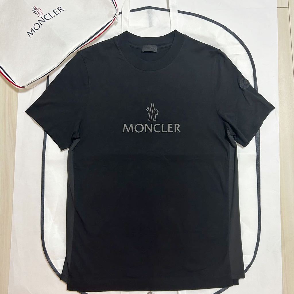 MONCLER モンクレール Tシャツ ラバーワッペン 黒タグ S(男性用)｜売買